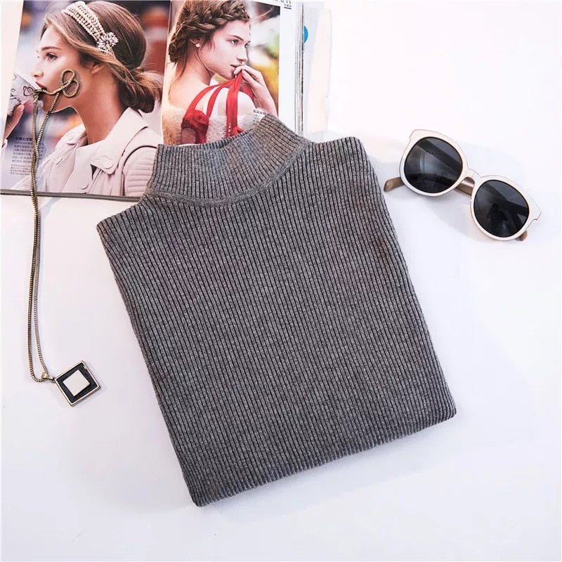 Stylowy Sweter z Wycięciem Damski | Idealny na Jesień/Zimę