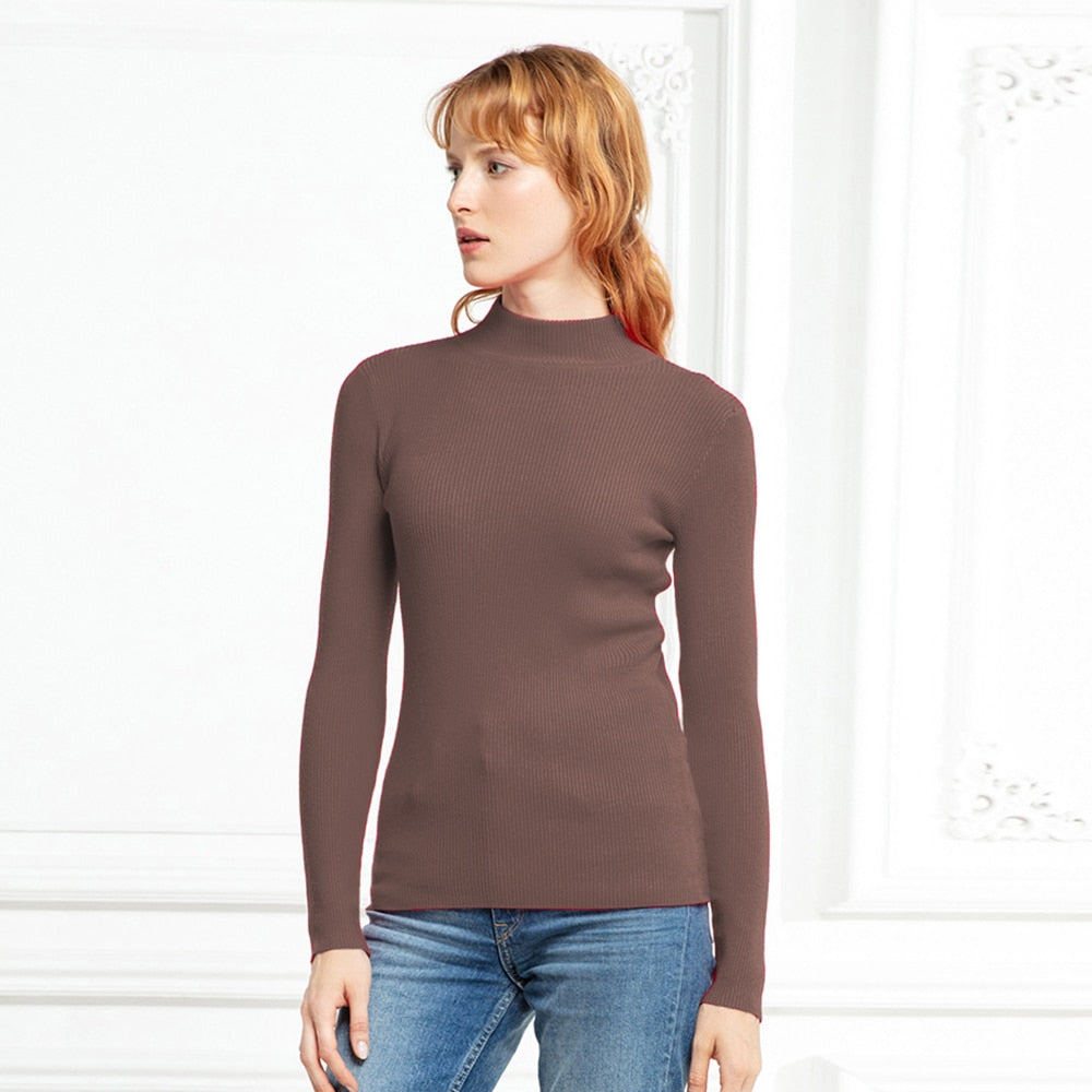 Stylowy Sweter z Wycięciem Damski | Idealny na Jesień/Zimę