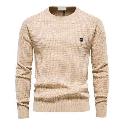 Nowoczesny Sweter z Wzorem Męski | Idealny na Jesień/Zimę