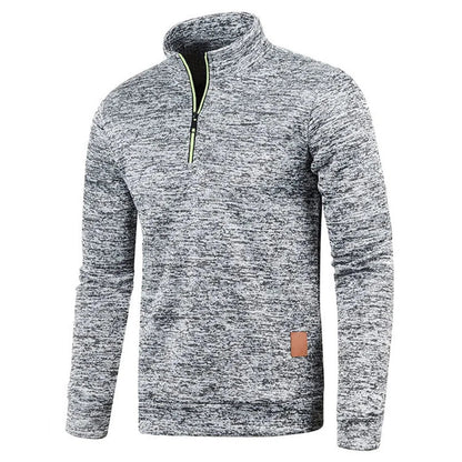Sportowa Bluza z Półzamkiem Męski | Idealna na Jesień/Zimę