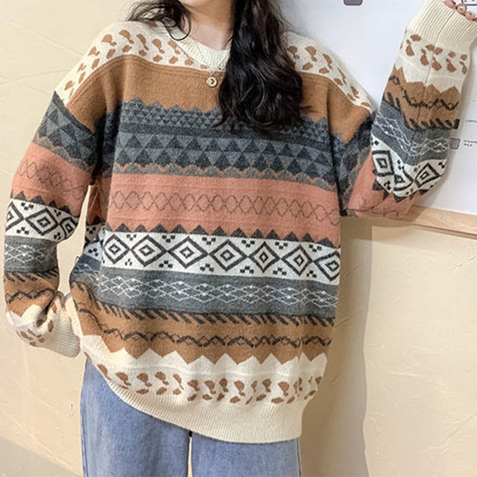 Vintage Sweter Damski | Idealny na Jesień/Zimę