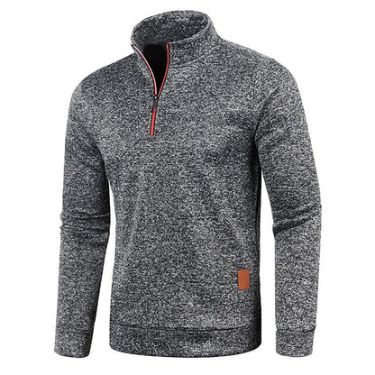 Sportowa Bluza z Półzamkiem Męski | Idealna na Jesień/Zimę