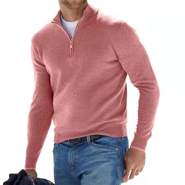 Funkcjonalny Sweter z Zamkiem Męski | Idealny na Jesień/Zimę