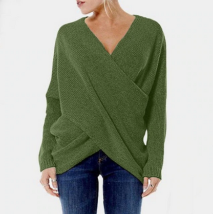 Elegancki Sweter z Przeplatanym Wzorem Damski | Idealny na Jesień/Zimę