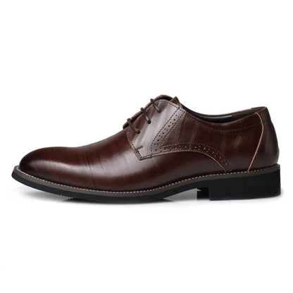 Klasyczne Buty Oxford Ze Sztucznej Skóry Z Wiązaniem Męski | Ideel til afslappede dage
