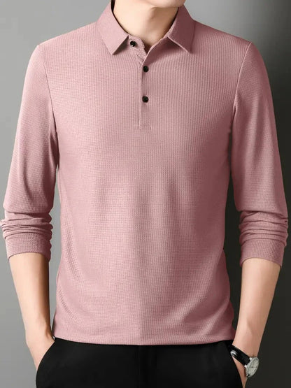 Klasyczny Sweter Polo z Guzikami Męski | Idealny na Jesień/Zimę