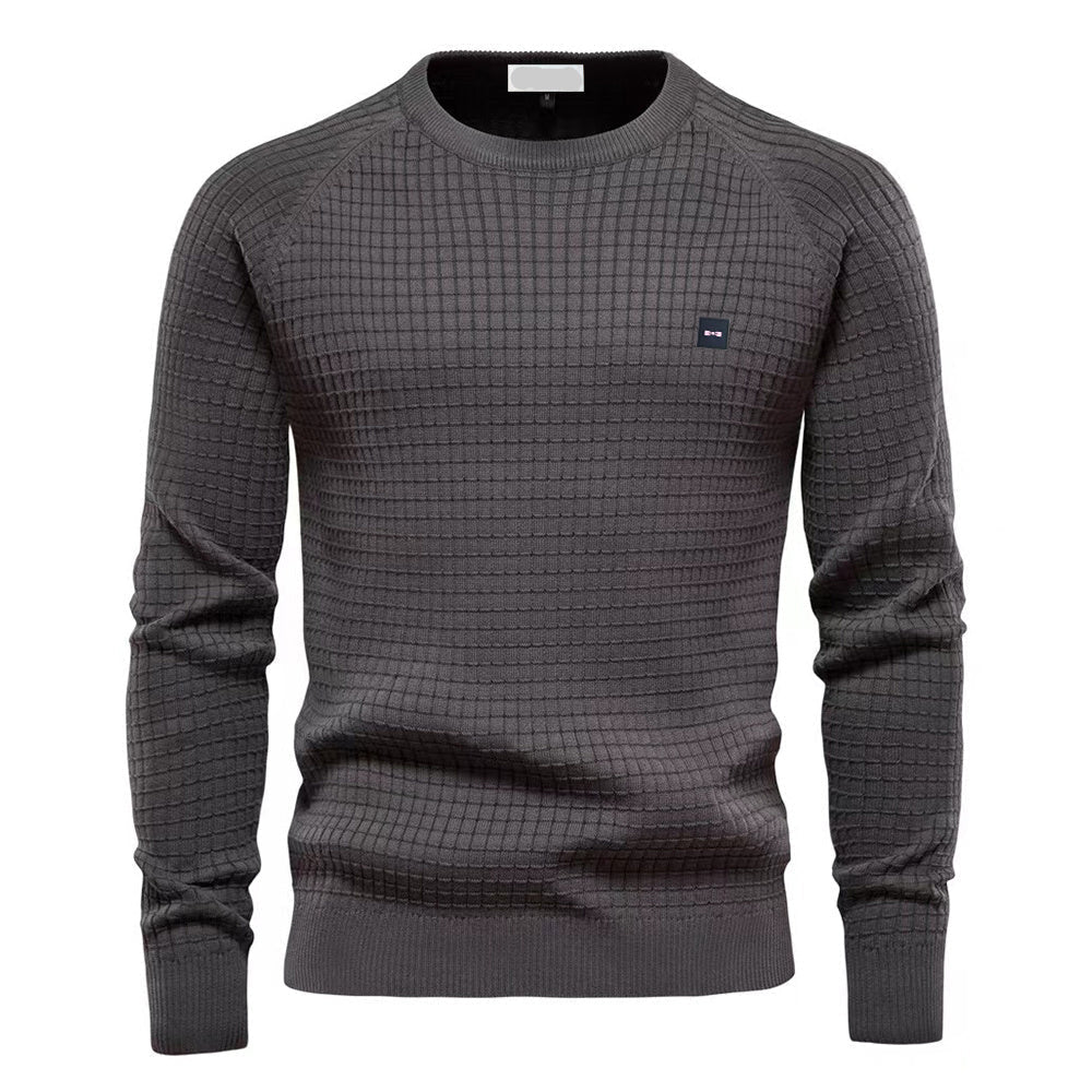 Nowoczesny Sweter z Wzorem Męski | Idealny na Jesień/Zimę