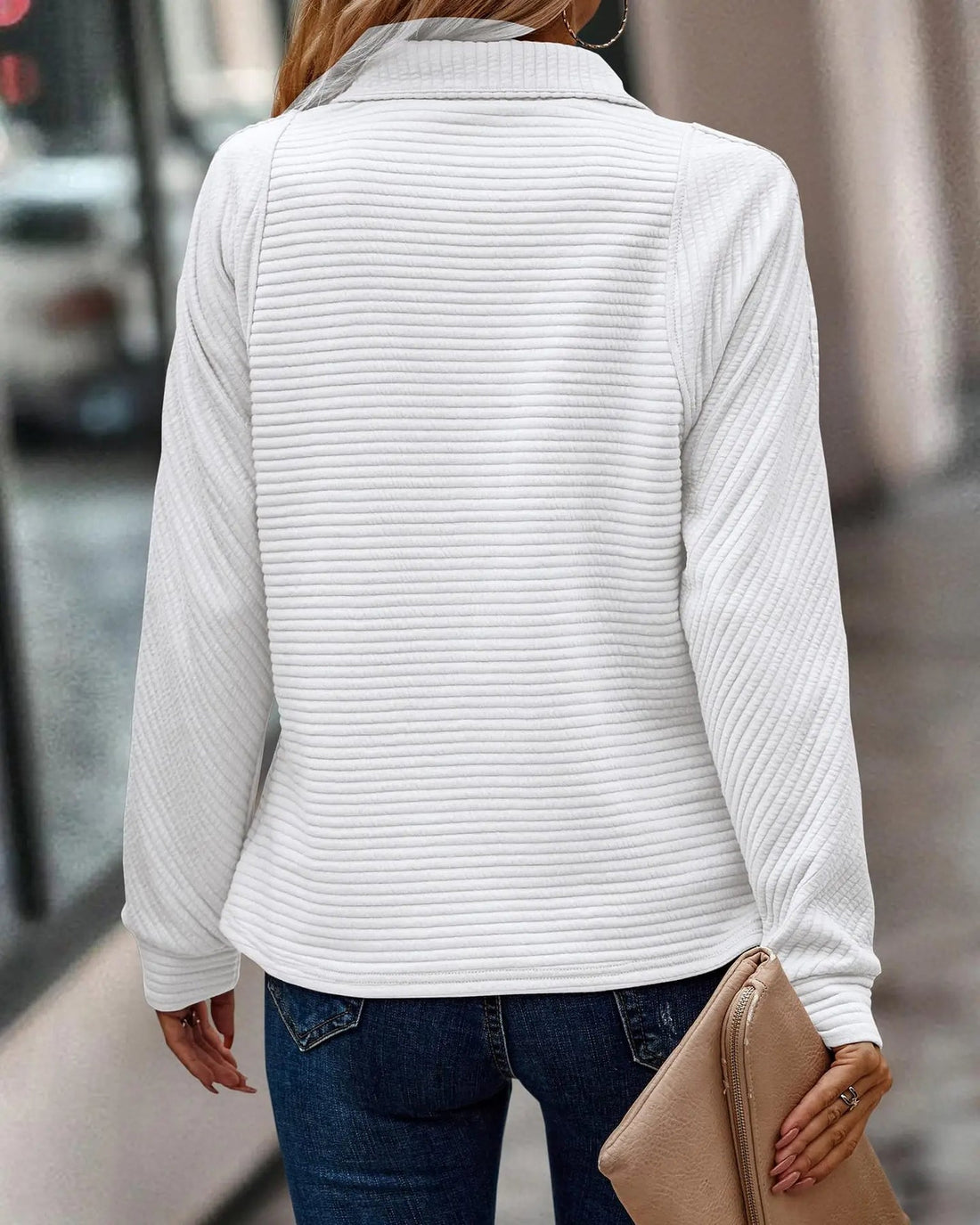 Elegancki Sweter Dzianinowy Damski | Idealny na Jesień/Zimę