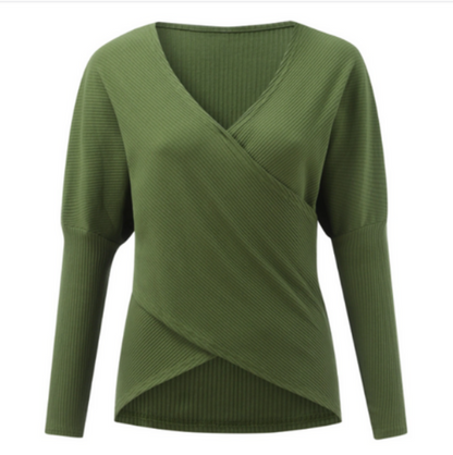 Elegancki Sweter z Przeplatanym Wzorem Damski | Idealny na Jesień/Zimę
