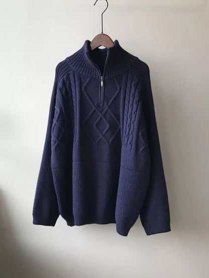 Casualowy Sweter z Wzorem Geometrycznym Damski | Idealny na Jesień/Zimę