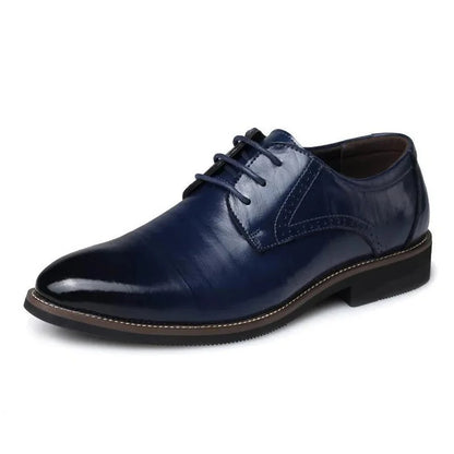 Klasyczne Buty Oxford Ze Sztucznej Skóry Z Wiązaniem Męski | Ideel til afslappede dage