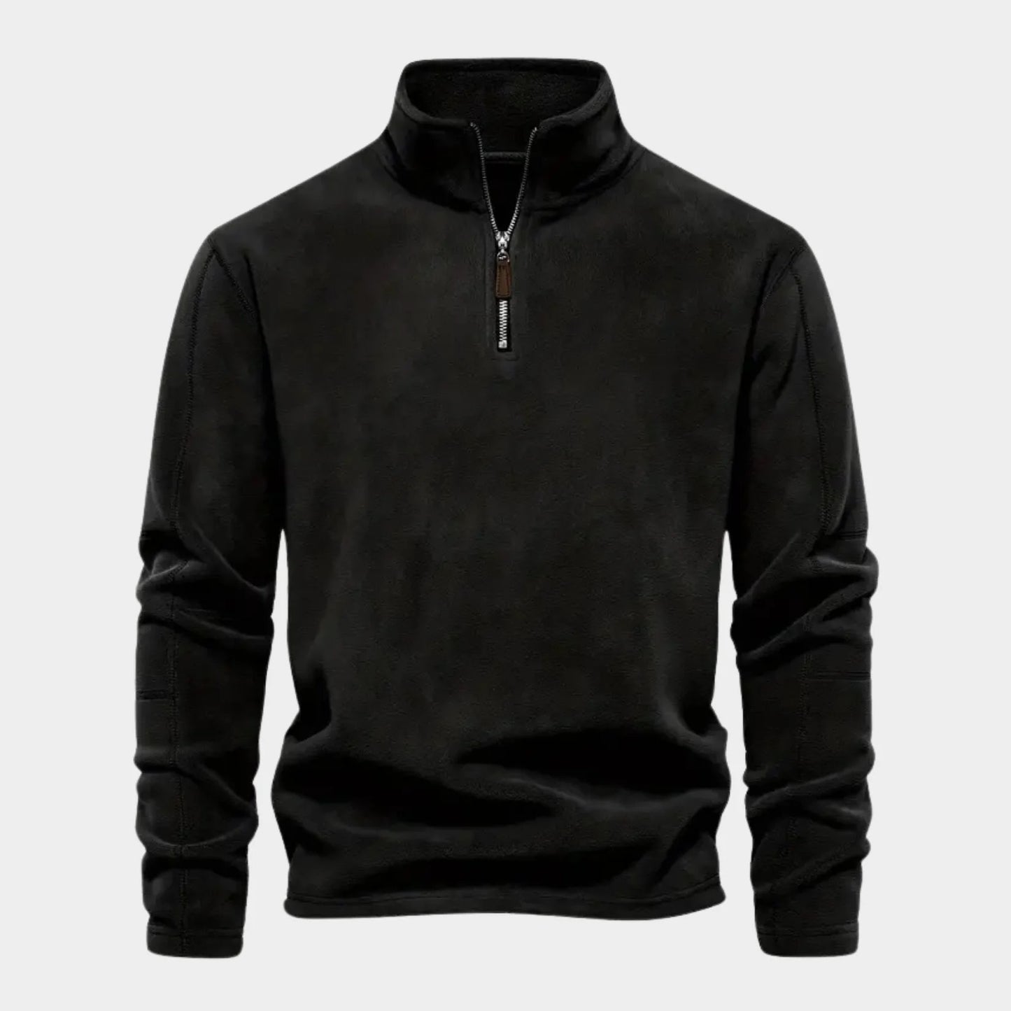 Elegancki Sweter z Zamkiem Pod Szyją Męski | Idealny na Jesień/Zimę