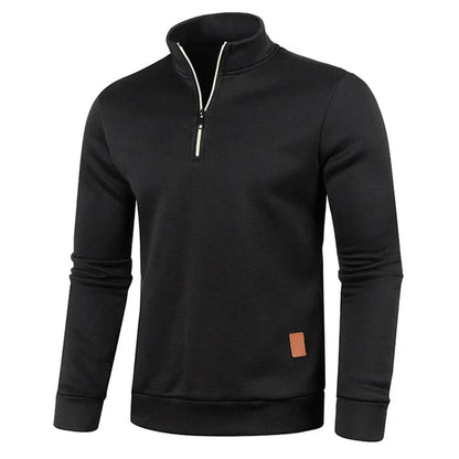Sportowa Bluza z Półzamkiem Męski | Idealna na Jesień/Zimę
